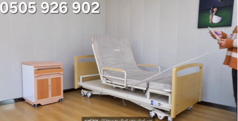 صورة سرير كهربائي متعدد الحركات مع وضعية الكرسي